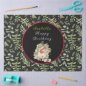 Sleepy Raccoon Anpassen von Text und Farbe Seidenpapier (Basteln)