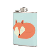 Sleepy Red Fox Flachmann (Links)