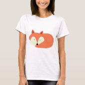 Sleepy Red Fox T-Shirt (Vorderseite)