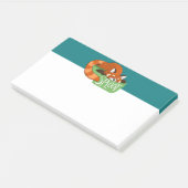 Sleepy Red Panda Post-It Notes Post-it Klebezettel (angewinkelt)