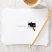 Sleepy Rottweiler Address Labels Adressaufkleber (Insitu)