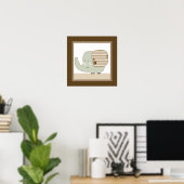 Sleepy Safari Elephant Wall Art Poster (Heimbüro)