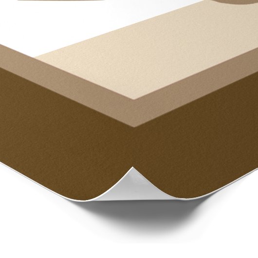 Sleepy Safari Kinderzimmer Wallfahrtskirche Poster (Ecke)