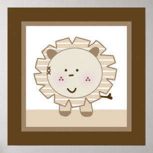 Sleepy Safari Kinderzimmer Wallfahrtskirche Poster