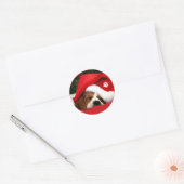 Sleepy Santa Puppy Sticker (Umschlag)
