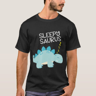 Sleepy Saurus Dinosaur T - Shirt