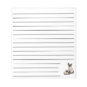 Sleepy Siam Notizblock (Vorderseite)