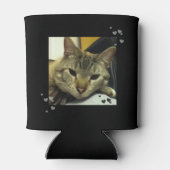 Sleepy Siamese Tabby Cat Can Cooler Dosenkühler (Rückseite)