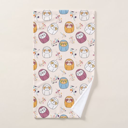 Sleepy Sloth Badhandtuch Set (Handtuch)