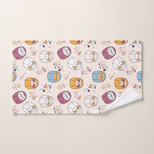 Sleepy Sloth Badhandtuch Set (Handtuch)