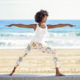 Sleepy Sloth Capri Leggings