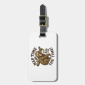 Sleepy Sloth Funny Gepäckanhänger (Vorderseite vertikal)