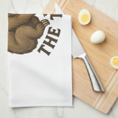 Sleepy Sloth Funny Geschirrtuch (Viertel Falte)