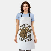 Sleepy Sloth Funny Schürze (Getragen)