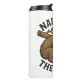 Sleepy Sloth Funny Thermosbecher (Nach links gedreht)