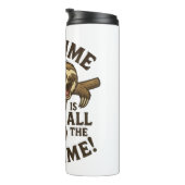 Sleepy Sloth Funny Thermosbecher (Nach rechts gedreht)