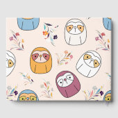 Sleepy Sloth Gästebuch (Rückseite)