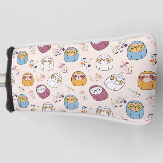 Sleepy Sloth Golf Headcover (Vorderseite)