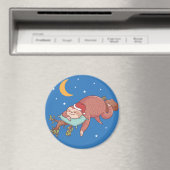 Sleepy Sloth Magnet (In Situ (Geschirrspüler))