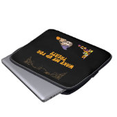 Sleepy sloth ready for Halloween treats! Classic T Laptopschutzhülle (Vorne Knopf)