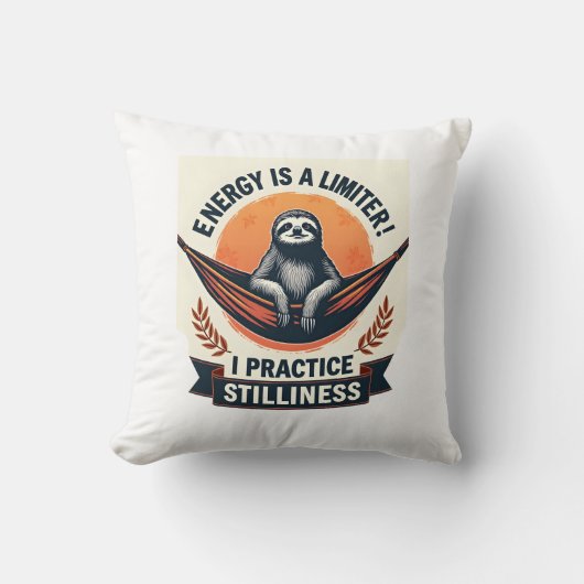 Sleepy Sloth Vintage Funny Introvert Shirt 2 Kissen (Vorderseite)