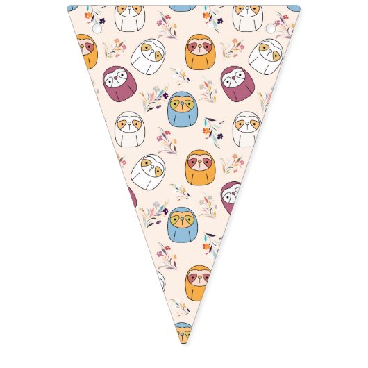 Sleepy Sloth Wimpelkette (Zweite Fahne)