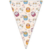 Sleepy Sloth Wimpelkette (Erste Fahne)