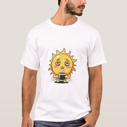 Sleepy Sun Coffee T-Shirt (Vorderseite)