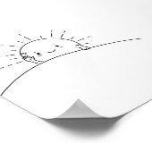 Sleepy Sun Says Hi Poster (Ecke)