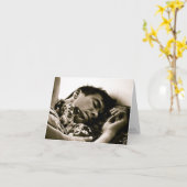 "Sleepy Sunday Splendor" von Christine Tetso Karte (Gelbe Blume)