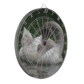 Sleepy Swan Dart Board Dartscheibe (Vorderseite Links)