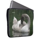 Sleepy Swan Laptop Sleeve (Vorne Rechts)