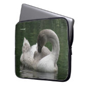 Sleepy Swan Laptop Sleeve (Vorderseite Links)