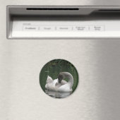 Sleepy Swan Magnet (In Situ (Geschirrspüler))