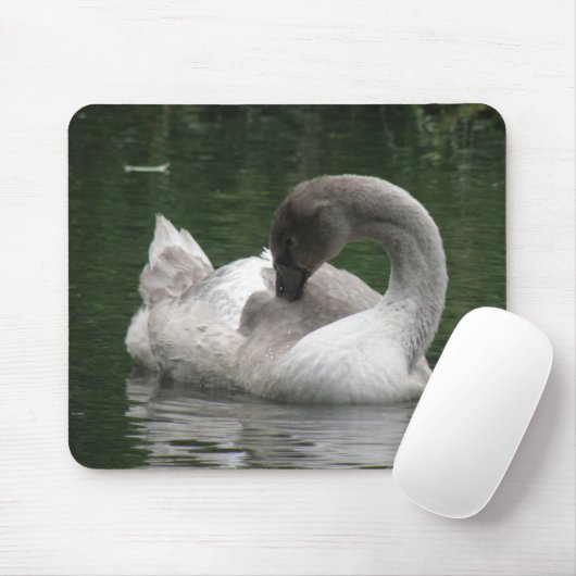 Sleepy Swan Mousepad (Mit Mouse)