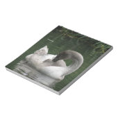Sleepy Swan Notepad Notizblock (Rotiert)