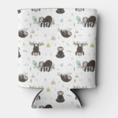 Sleepy Sweet Sloth Pattern Dosenkühler (Vorderseite)