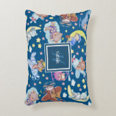 Sleepy Teddy Bars träumen von fliegenden Flugzeuge Dekokissen (Vorderseite(Vertikal))