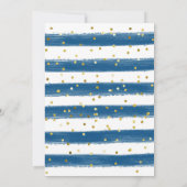 Sleepy Teddy Bear Baby Boy Erstgeburt Invitati Einladung (Rückseite)