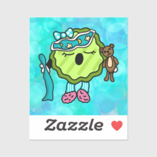 Sleepy Time Pickle   Nachtschwärmer  Aufkleber