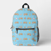 Sleepy Time Sloth Pattern Bedruckter Rucksack (Vorderseite)