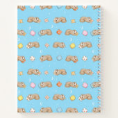 Sleepy Time Sloth Pattern Notizblock (Rückseite)