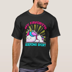 Sleepy Tired Lazy Fairy Sleeping Magical Animal Un T-Shirt