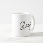 Sleepy Typografy Kaffeetasse (VorderseiteRechts)