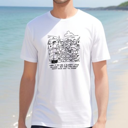 Sleepy Village wegen der späten Pub Disco T-Shirt