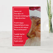 Sleepy Weihnachten Karte (Vorderseite)