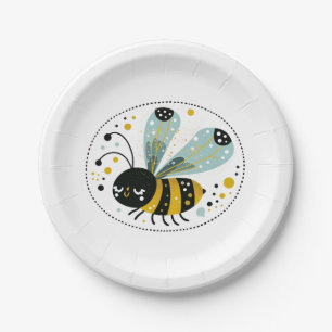 Sleepy Whimsical Bee Pappteller
