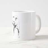 Sleepy Yawn in Harvest Glow Jumbo-Tasse (Vorderseite Rechts)