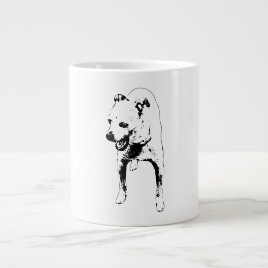 Sleepy Yawn in Harvest Glow Jumbo-Tasse (Vorderseite)