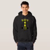 Sleepy Zwarf Halloween Hoodie (Vorne ganz)